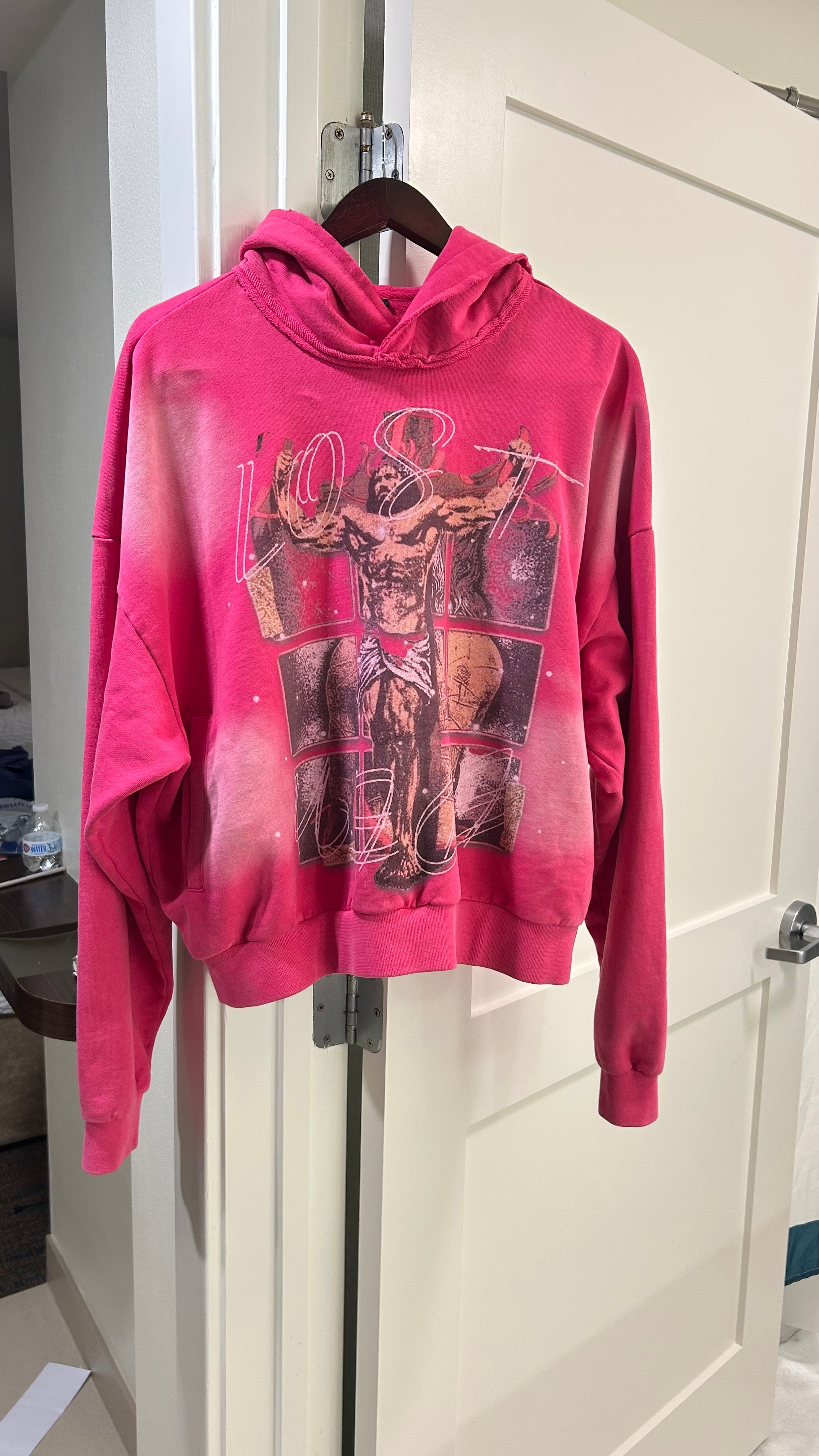 CROSS HOODIE PINK