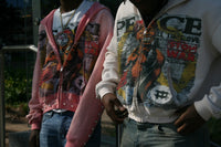 CROSS HOODIE PINK