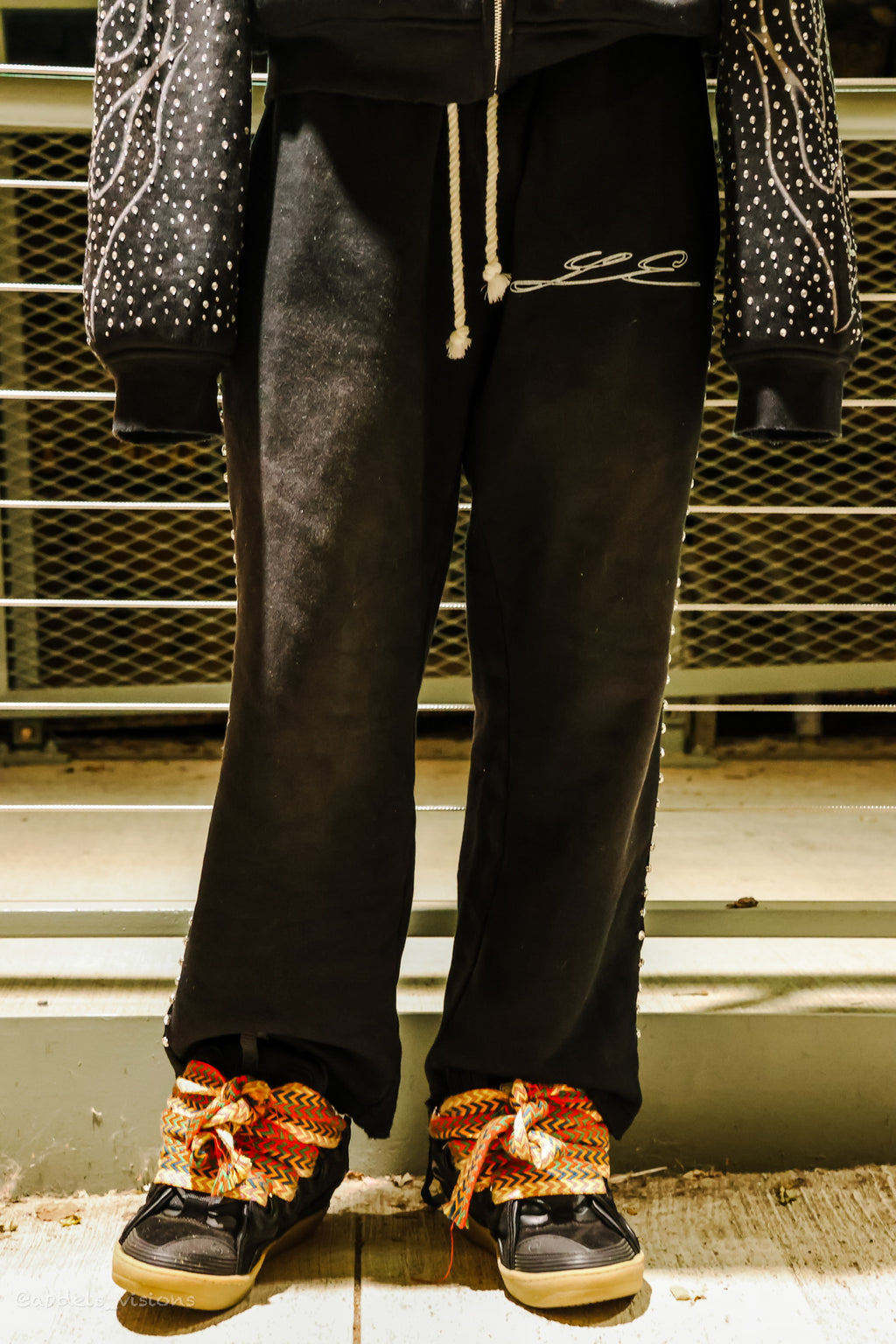 Flame Sweatpants black