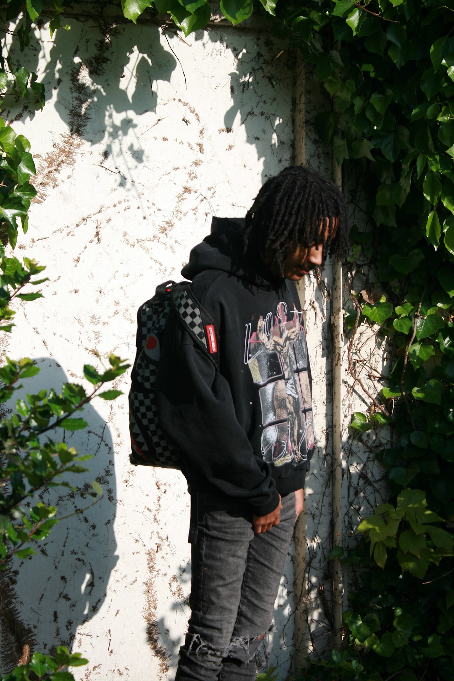 CROSS HOODIE BLACK