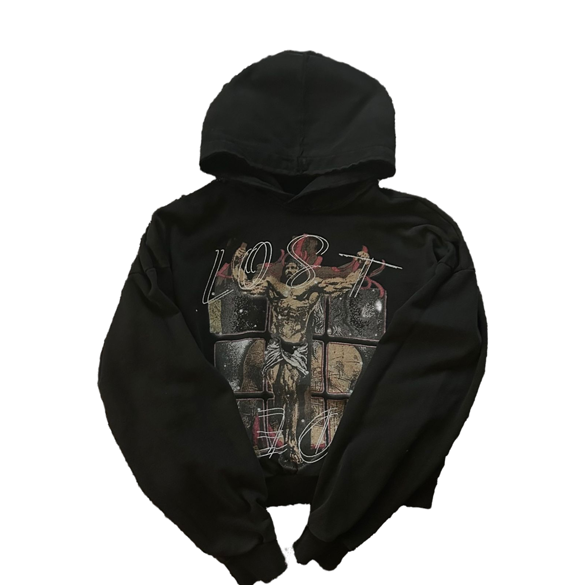 CROSS HOODIE BLACK